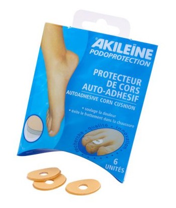 Akileine Podoprotection Protecteur de Cors Auto-Adhesif 6 Unités